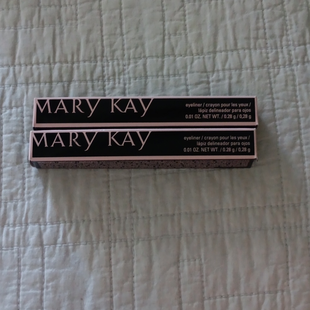 2 Pencils Mary Kay Black Eyeliner NEW! 0.28g 2 Pencils